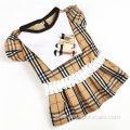 2020 Fashion striped dog dress skirt for pets